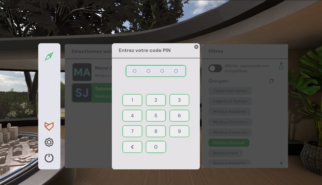 lobby code pin fr FR