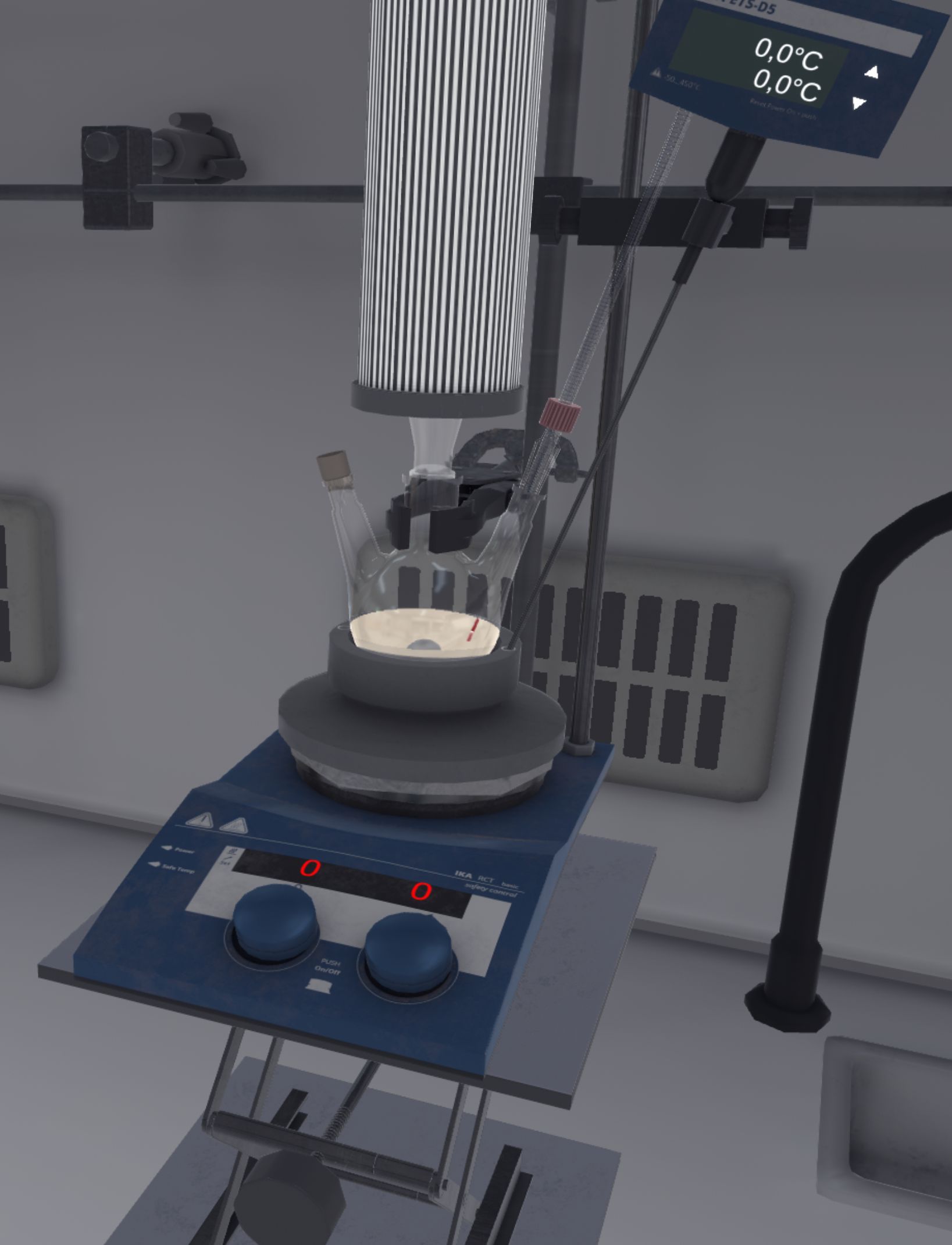 mc manipulation reflux heating setup 2