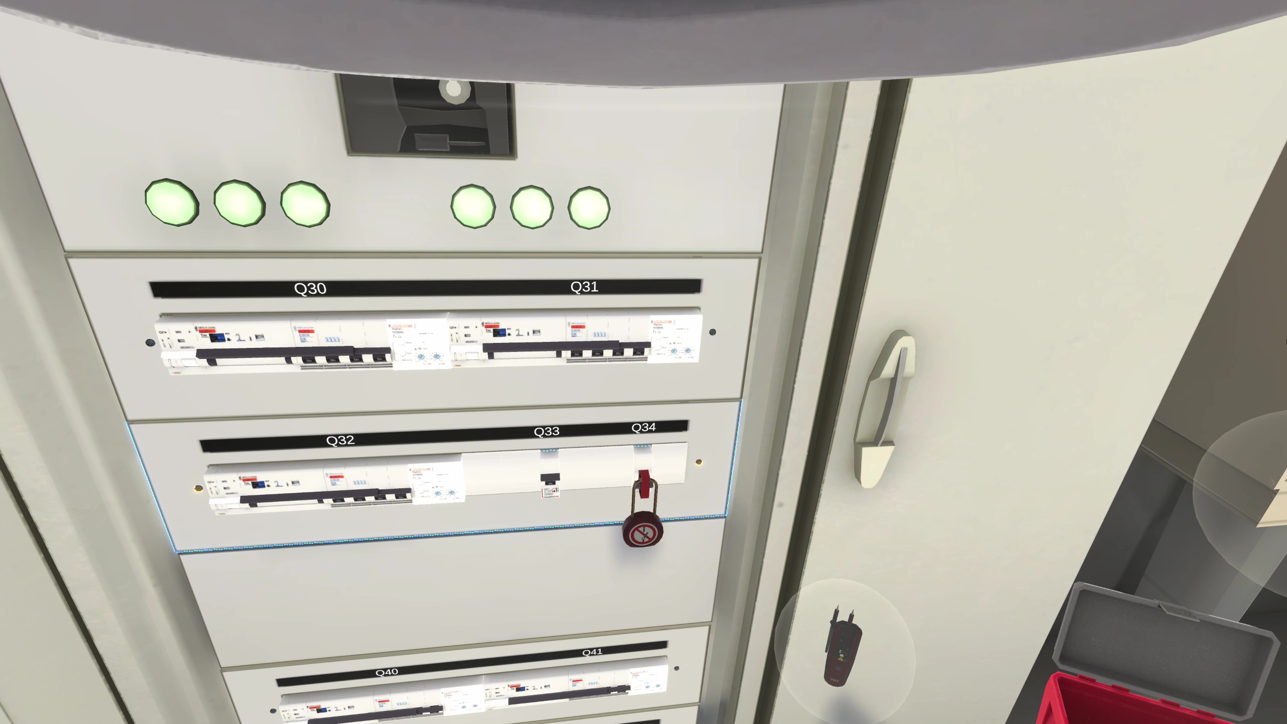 Contacteur consigné mco elec contactor locked