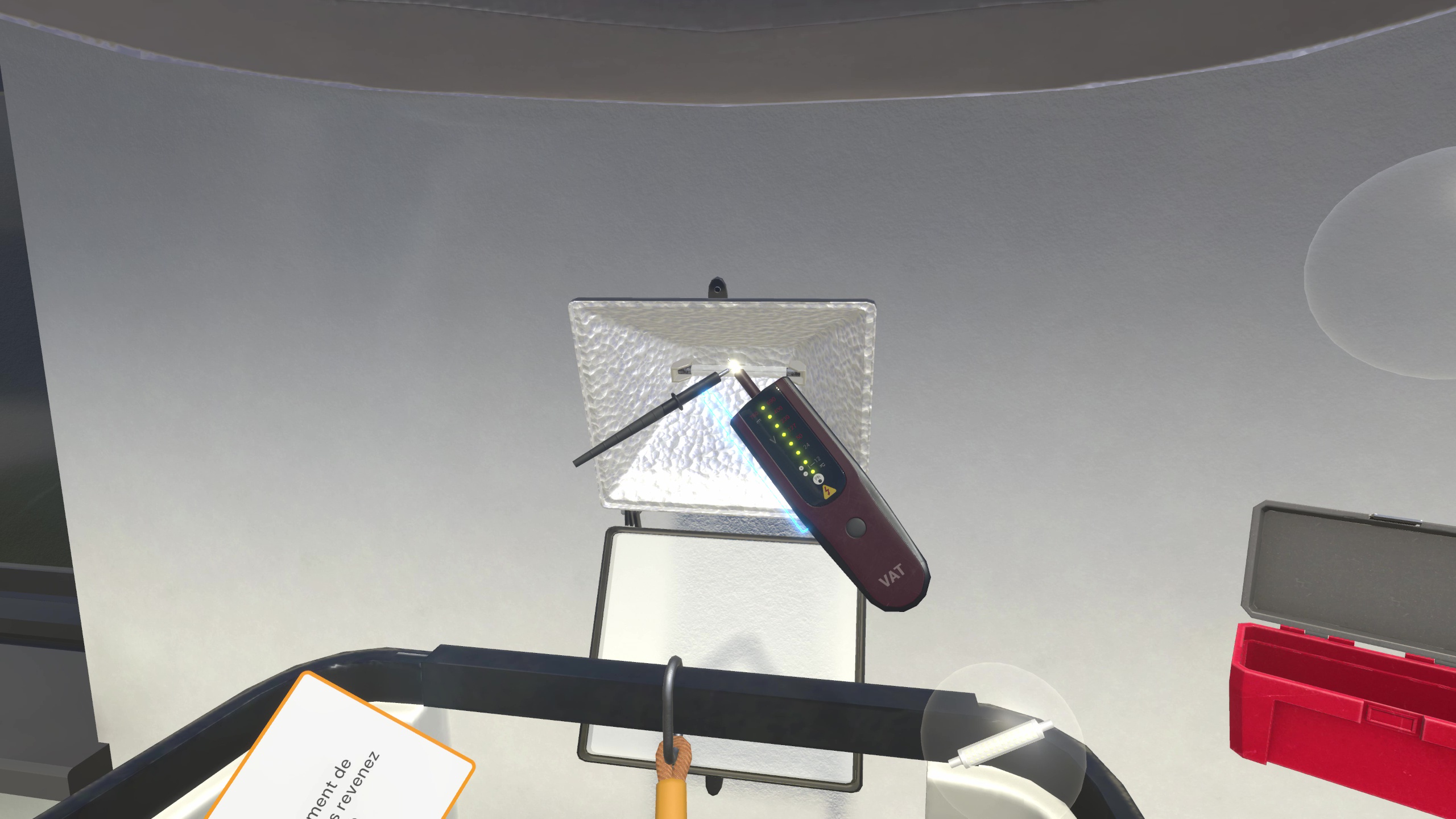 Remplacement de l’ampoule du projecteur mco elec projector vat autotest