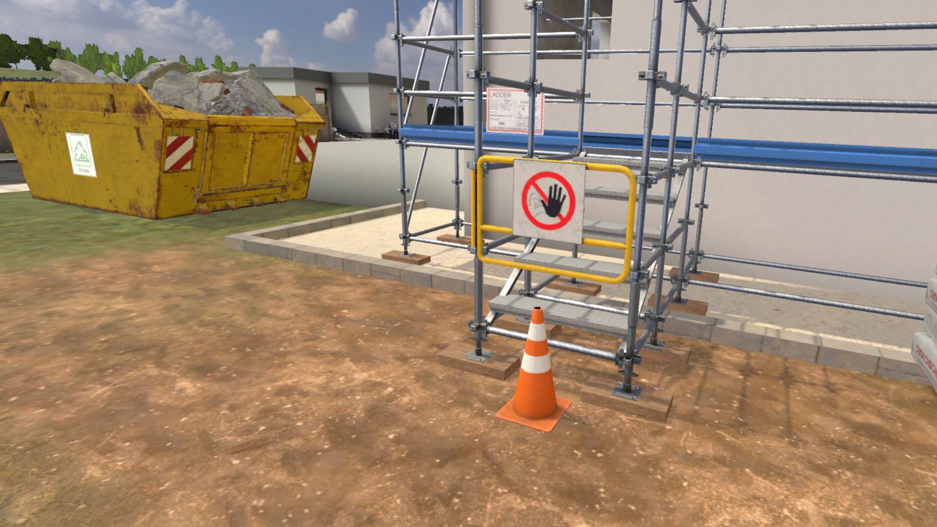 Vue de l’échafaudage mco security evaluate arrange