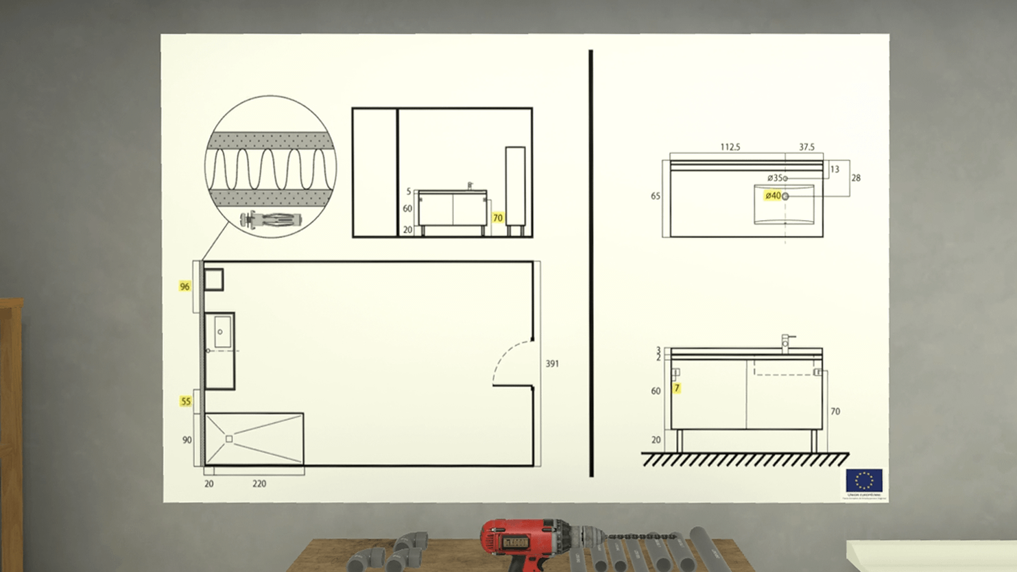 md plumbing blueprint