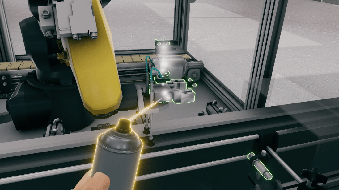 md productionLine spray